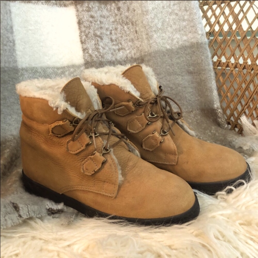 Sorel Leather Boots with Pure Wool lining